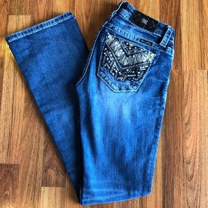 Miss Me Mid Rise Boot Cut Jeans
